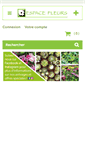 Mobile Screenshot of espacefleurs.net